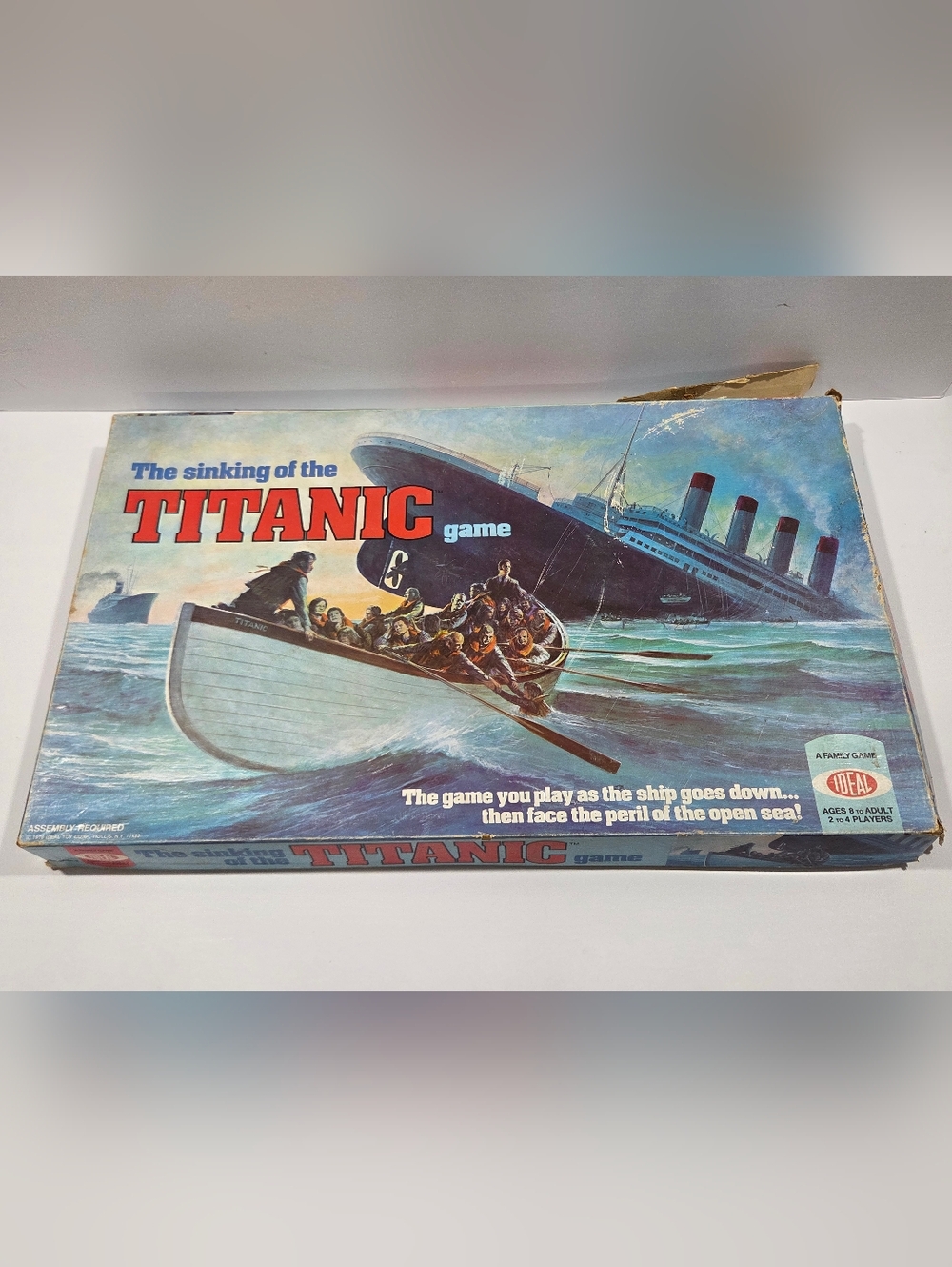 Vintage 1976 Ideal Games The Sinking Of The Titanic Board Game Complete